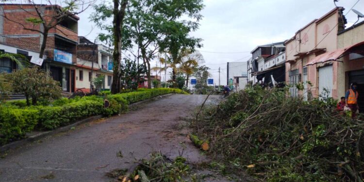 Así avanza el seguimiento de las emergencias por fuerte vendaval