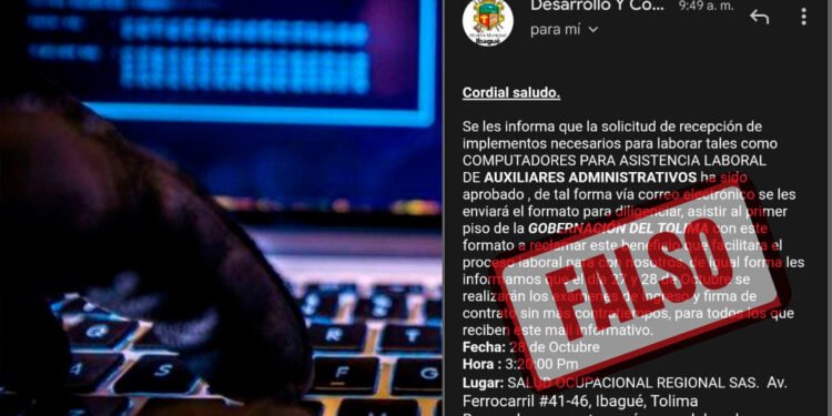 ¡Pilas! No caiga en falsas entregas de computadores a nombre de la Alcaldía de Ibagué
