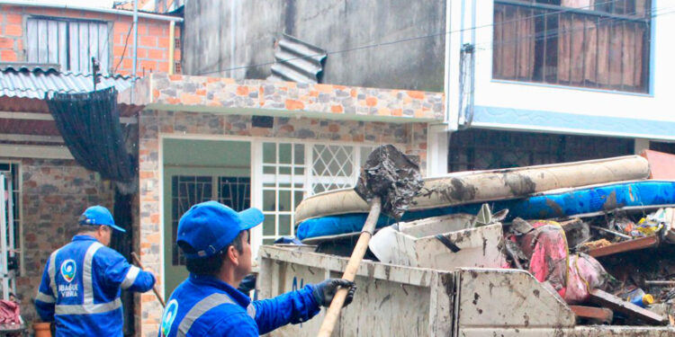 Alcaldía lideró brigada de limpieza y aseo en el barrio Jardín Ciudad Blanca