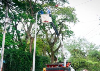 Lluvias afectaron más de dos kilómetros de alumbrado público en Ibagué