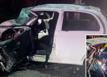 Fuerte accidente cerca de Clinaltec, deja 4 heridos