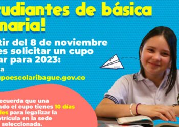 Desde este martes se puede solicitar cupo escolar para básica primaria