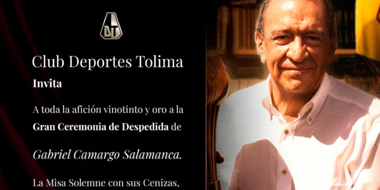 Sentido homenaje a Gabriel Camargo este sábado en Ibagué&nbsp;