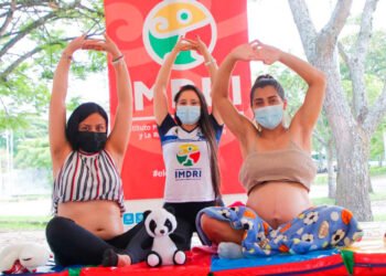 Así funciona el programa de atención a madres gestantes y gimnasio de la niñez del Imdri&nbsp;