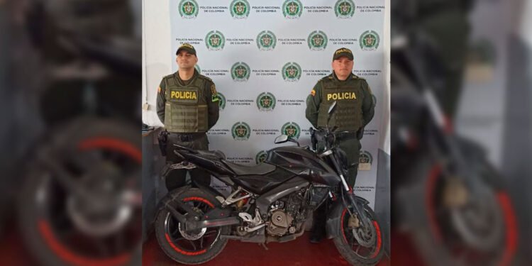 Recuperaron moto hurtada en el barrio Galán de Ibagué