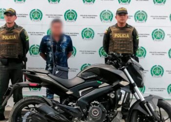 Con moto robada andaba campante por Ibagué