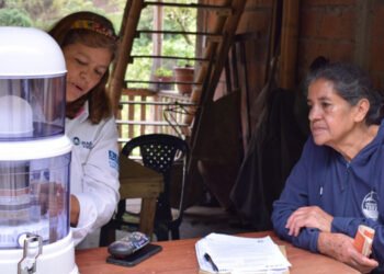 Gobierno Local entregó filtros de agua en Juntas