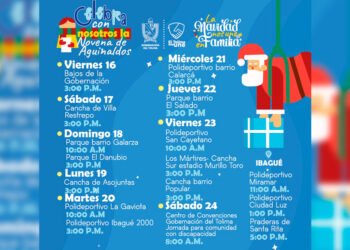 En estas fiestas decembrinas “La Navidad nos une en familia” con las tradicionales novenas de aguinaldos