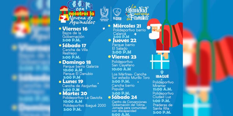 En estas fiestas decembrinas “La Navidad nos une en familia” con las tradicionales novenas de aguinaldos