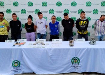 ‘Los Areneros’ peligrosa banda delincuencial fue desarticulada en Ibagué