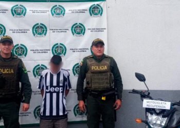 Con moto robada, sujeto se pegaba su viajecito en Cajamarca