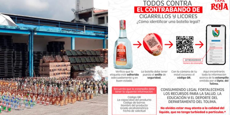 37.034 unidades de productos de contrabando se destruyeron en el Tolima