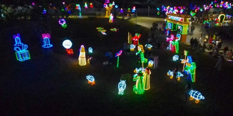 La ‘magia’ de la navidad está en el Parque Deportivo de Ibagué