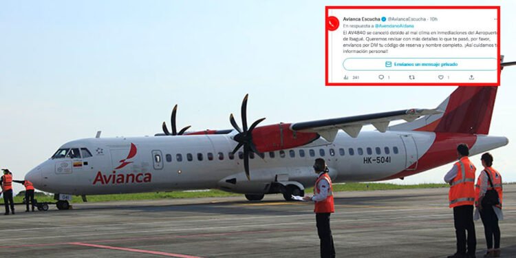Avianca le sigue incumpliendo con los vuelos de las rutas a Ibagué