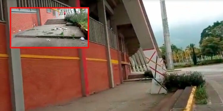 Abandono total en las afueras del Estadio Manuel Murillo Toro 