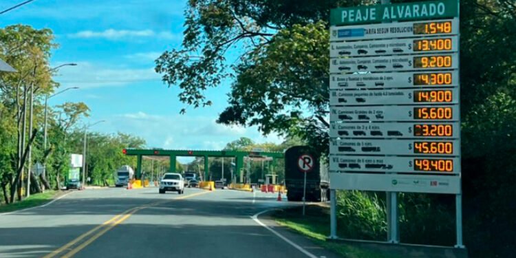 Concesionarias mantienen tarifas del 2022 en peajes del Tolima