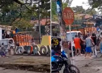 Conductor en aparente estado de embriaguez atropelló a varias personas en medio de la celebración de año viejo en Rovira Tolima