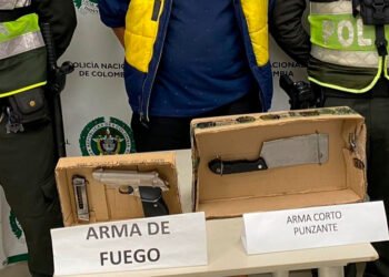 Con arma de fuego ilegal, capturaron a hombre en los Tunjos de Ibagué