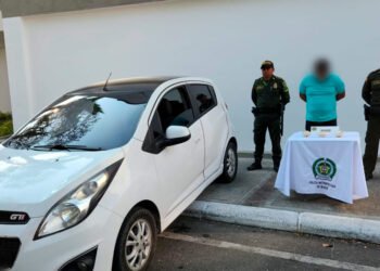 Policía capturó a sujeto que traficaba 400 gramos de&nbsp;Bazuco en su carro