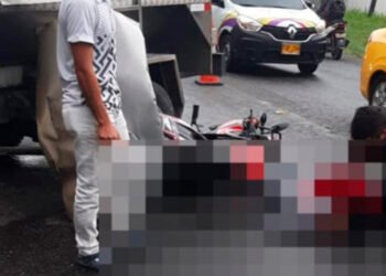 &nbsp;Falleció joven que chocó contra camión cisterna de Bomberos Voluntarios en Ibagué