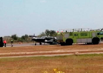 Emergencia en Cartagena: se accidentó avioneta en el Aeropuerto Rafael Núñez