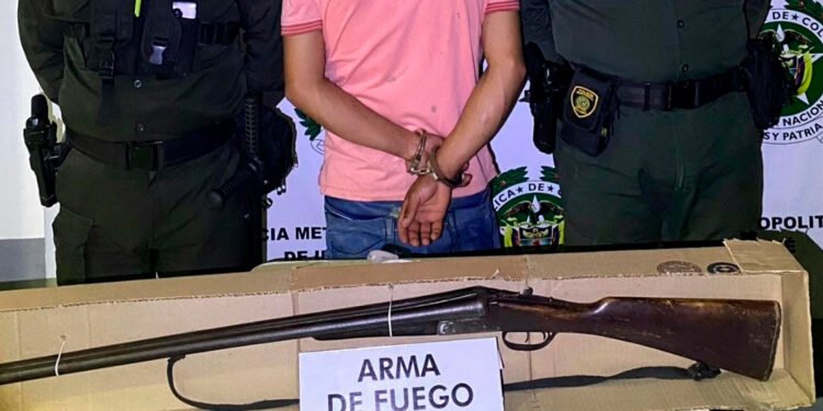 Tres hombres fueron capturados por el porte ilegal de armas de fuego