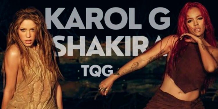 Más de 45 millones de reproducciones acumula ‘TQG’ de Karol G y Shakira