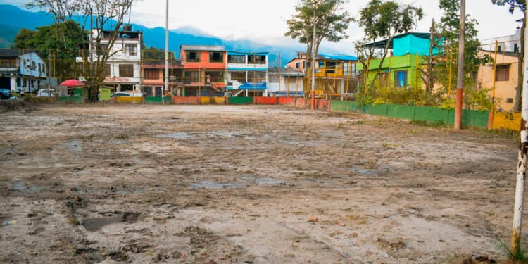 Iniciaron las intervenciones en el polideportivo del barrio El Topacio