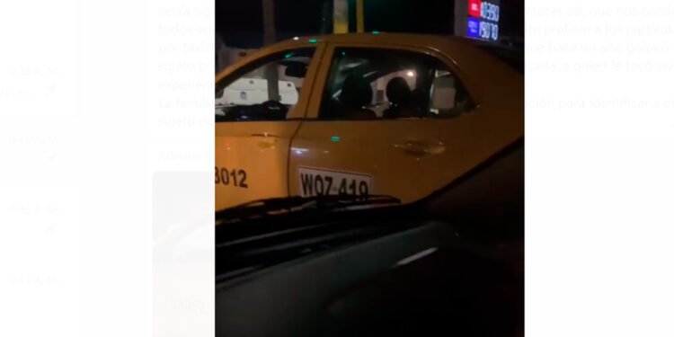 Taxista de Ibagué atacó a una familia acusándolos de ser un servicio tipo Uber