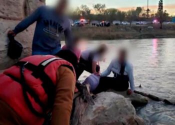 Autoridades mexicanas rescataron a Familia colombiana en el río Bravo&nbsp;