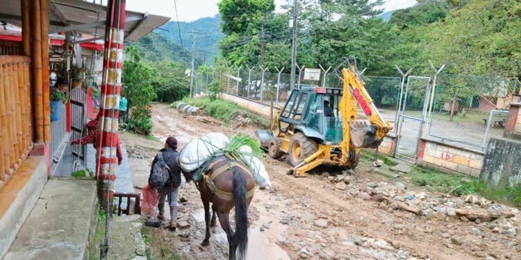 Gobernación del Tolima prestó apoyo por emergencia en el cañón del Combeima