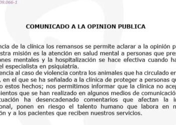 Clínica Los Remansos rechaza señalamientos por posible atención al sujeto que maltrató a Isadora