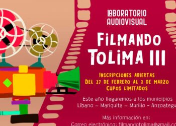 Abiertas inscripciones para participar en “Filmando Tolima III”