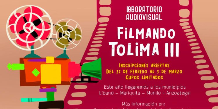 Abiertas inscripciones para participar en “Filmando Tolima III”