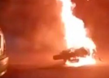 Comunidad le quemó la moto y le dio una golpiza a presunto ladrón&nbsp;