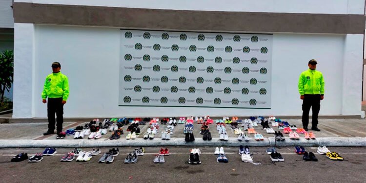 Incautaron calzado de contrabando en el centro de la ciudad de Ibagué, la mercancía está valorada en más de 30 millones de pesos