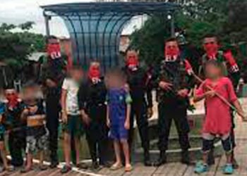 El ELN aparece en fotos con menores de edad&nbsp; en zona rural de Tibú Norte de Santander