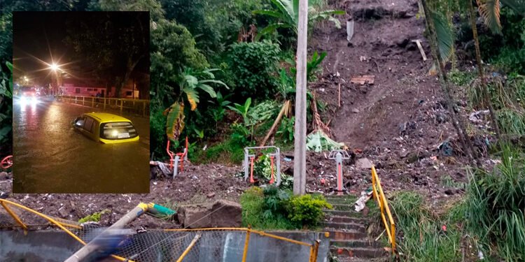Torrencial aguacero ocasionó más de 21 emergencias en Ibagué