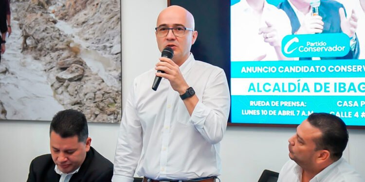 Jorge Bolívar, candidato único del partido conservador&nbsp; a la Alcaldía de Ibagué