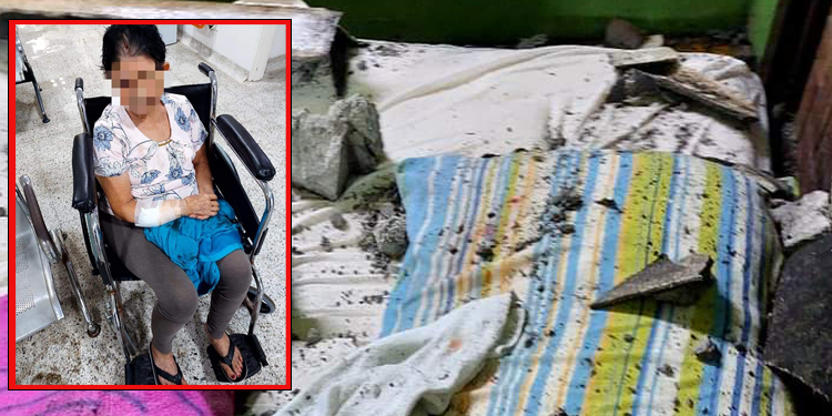 Una mujer de 80 años de edad resultó herida en medio de tormenta eléctrica azotó diferentes sectores de Mariquita