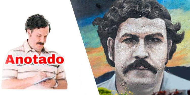 ¡Pilas con los stickers que usa!  Hombre fue demandado por enviar uno de Pablo Escobar
