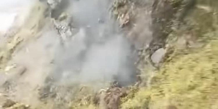 Gases en las montañas de la vía Fresno – Manizales no saben que los originan