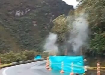 Gases que se emiten en el volcán Cerro Bravo en la vía Fresno – Manizales no obedece a actividad volcánica