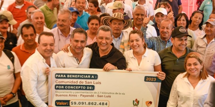 La vía Payandé – San Luis tendrá una inversión de $9.091 millones para recibir intervención