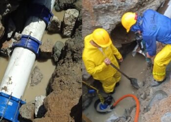 Superado el daño y El Salado ya tiene agua otra vez