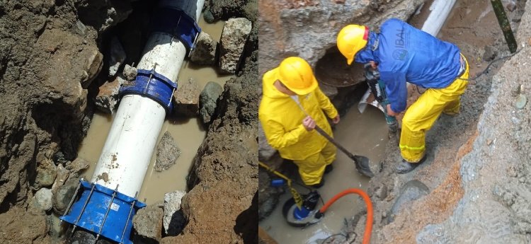 Superado el daño y El Salado ya tiene agua otra vez