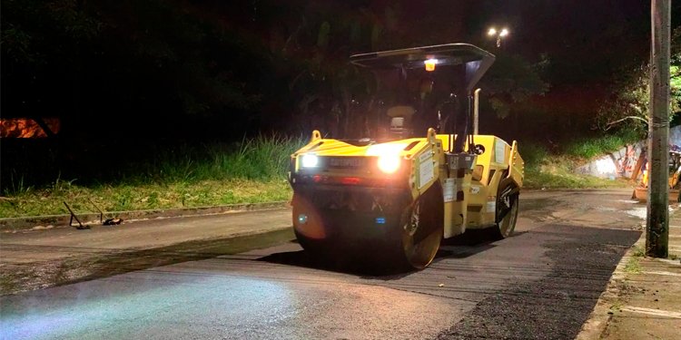 Ya comenzó rehabilitación vial nocturna por puente de la 60