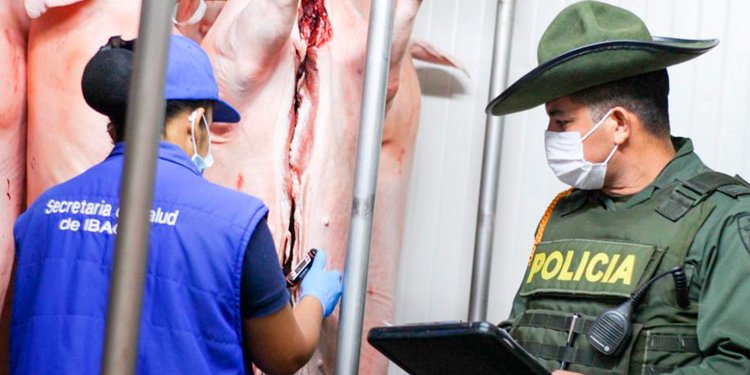 Carne no apta para la venta fue incautada en la Plaza de la 28 