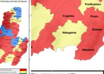 En la mayor parte del Tolima no entra sino un 2% de la señal de internet