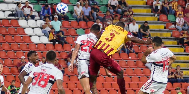 Tolima empató sin goles con São Paulo y llegó a 7 partidos sin ganar 